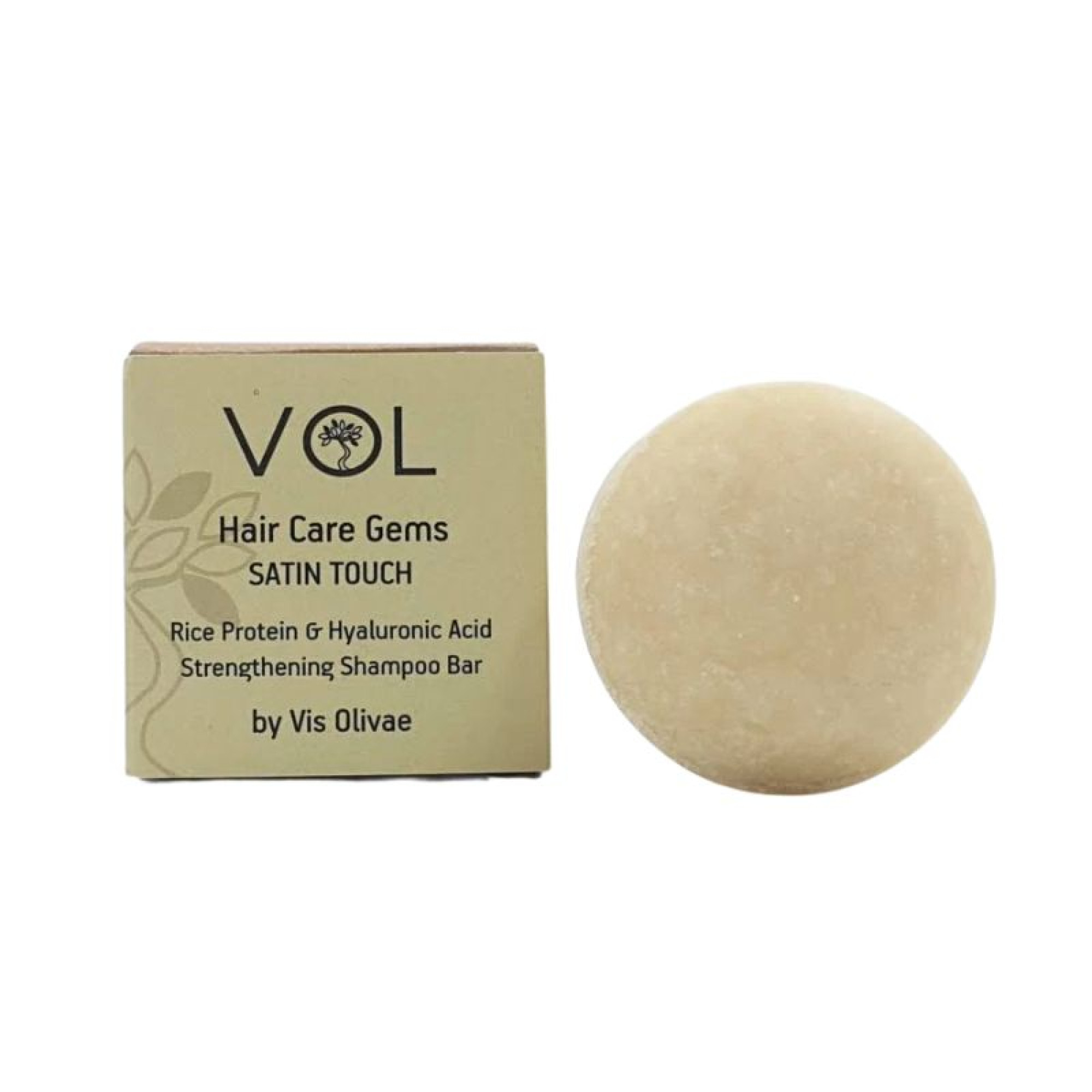 Satin Touch - Στερεό Σαμπουάν 100% φυσικό, για Λεπτά & Αδύναμα Μαλλιά 