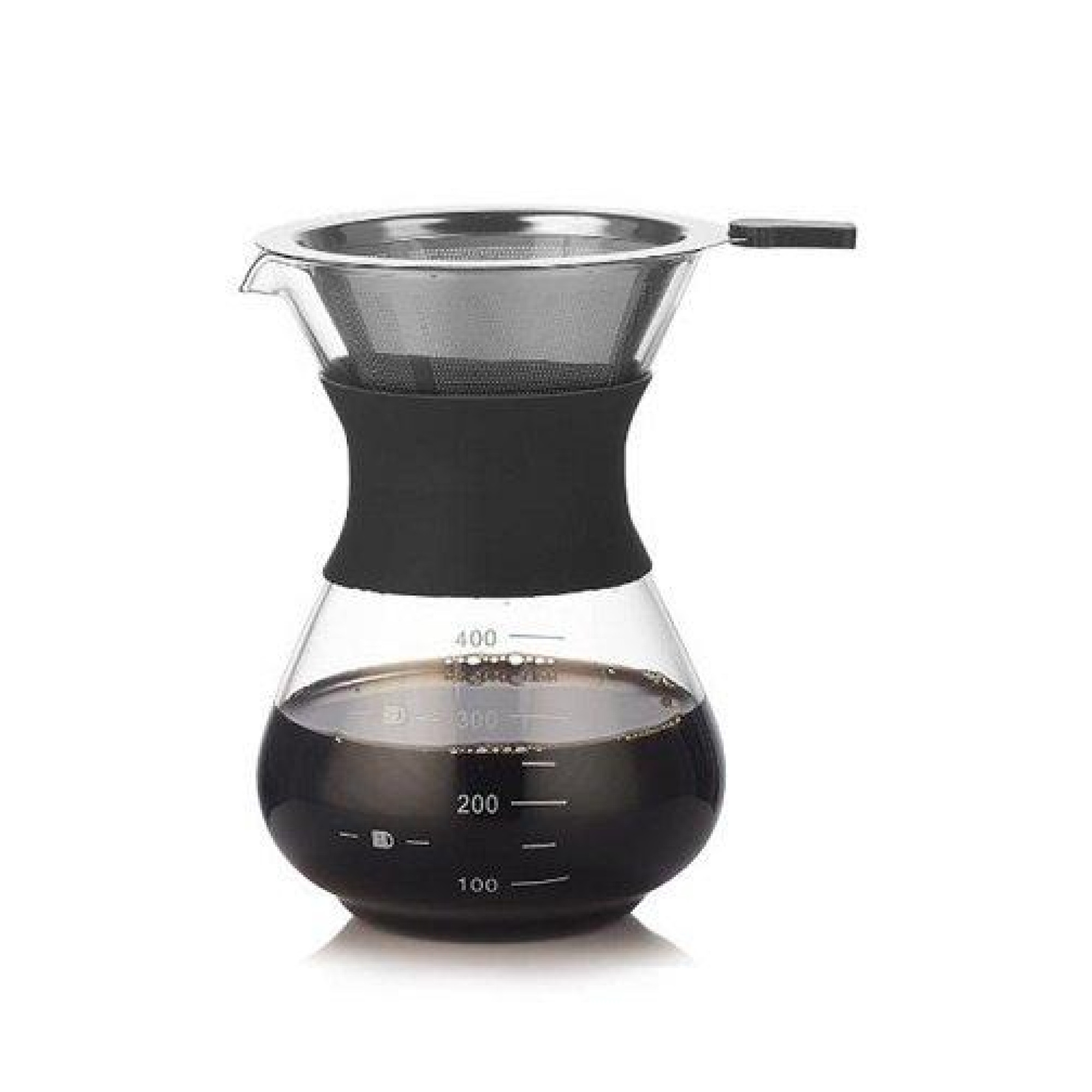 Γυάλινη Καφετιέρα Φίλτρου με Inox Φίλτρο 400ml.