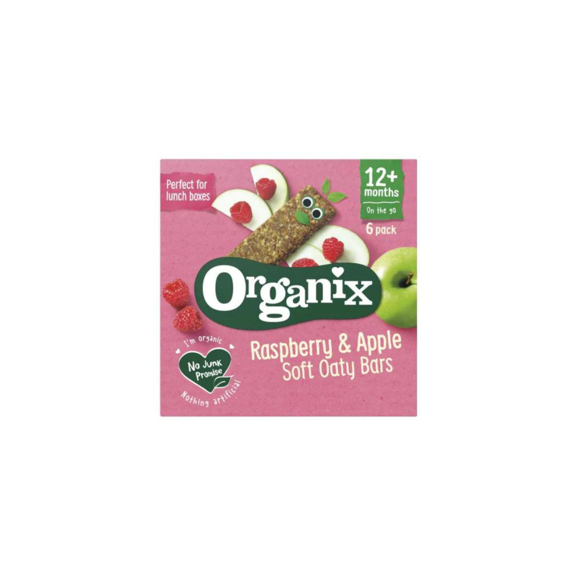 Μπάρες Βρώμης Μήλο & Βατόμουρο +12μ Organix