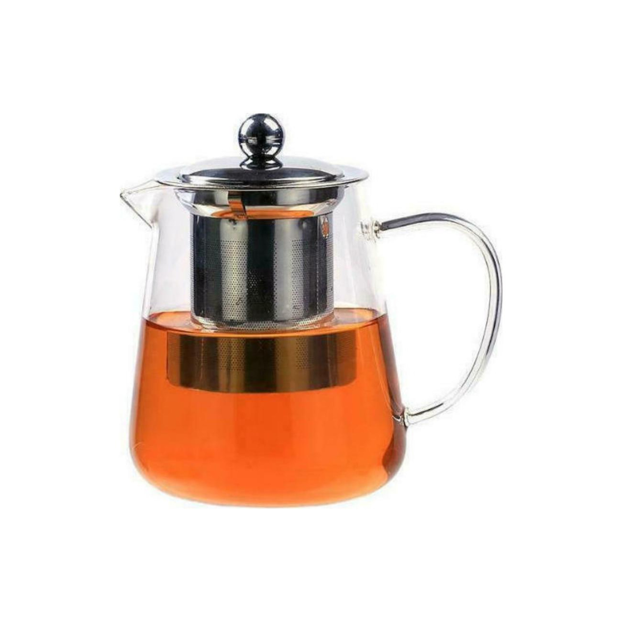 Τσαγιέρα Γυάλινη με Inox Φίλτρο 550ml.