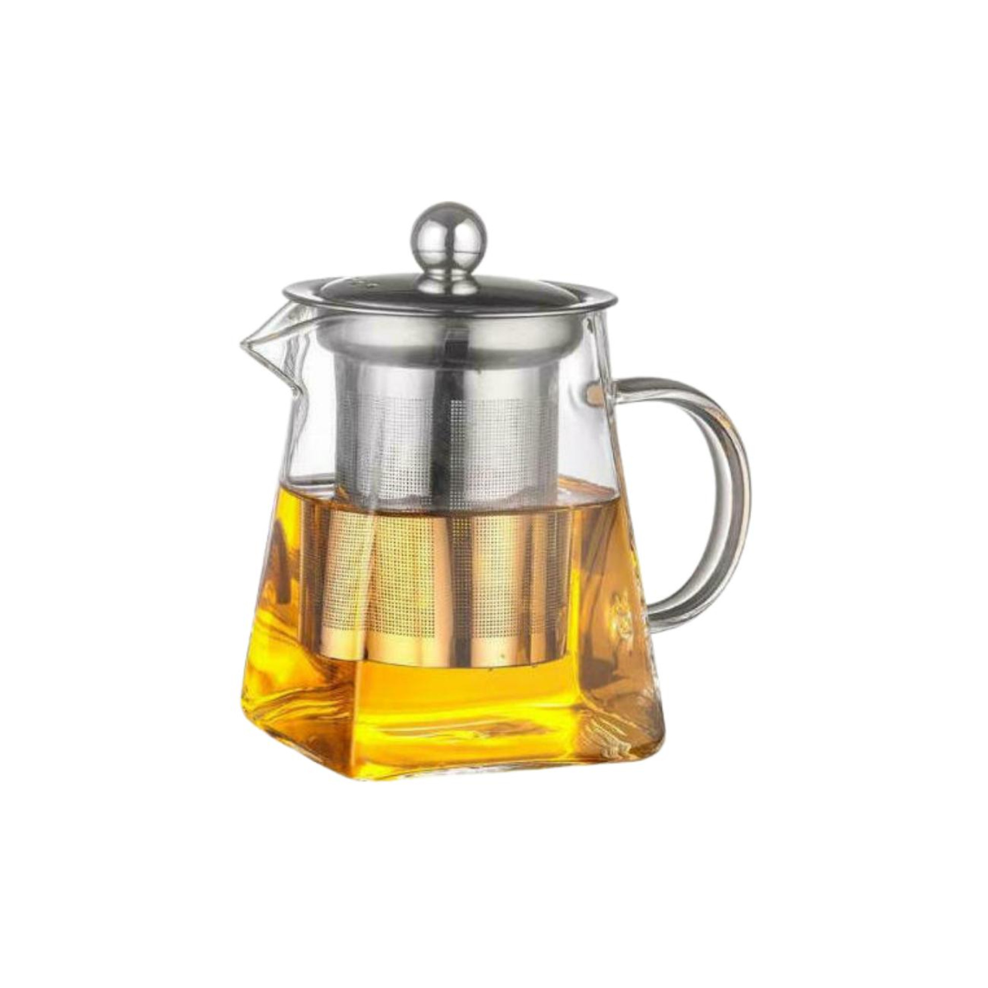Τσαγιέρα Γυάλινη με Inox Φίλτρο 550ml.