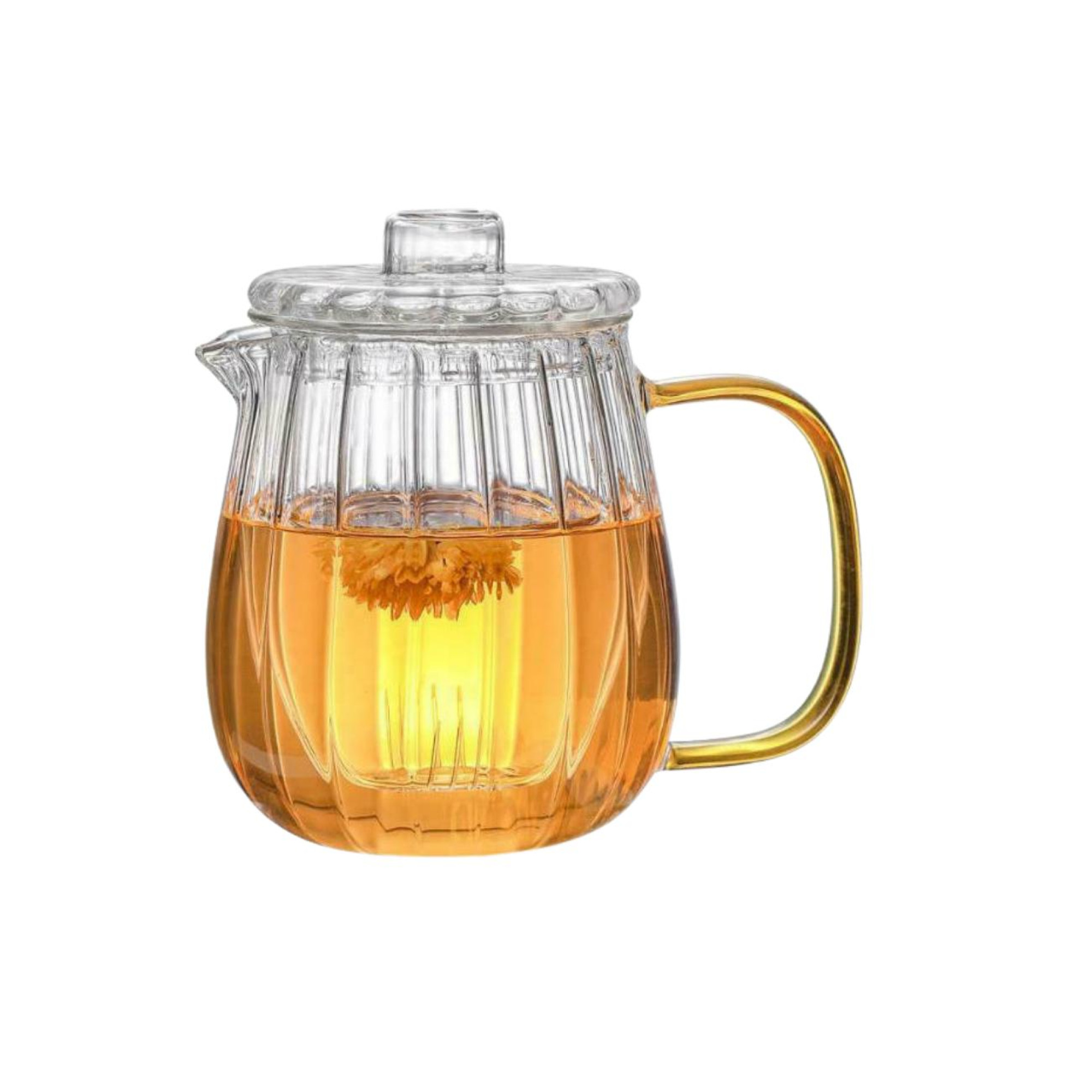 Τσαγιέρα Γυάλινη με Γυάλινο Φίλτρο 700ml.