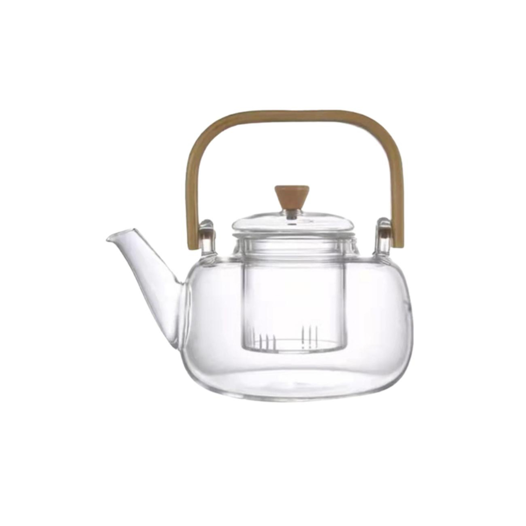 Τσαγιέρα Γυάλινη με Γυάλινο Φίλτρο 900ml.