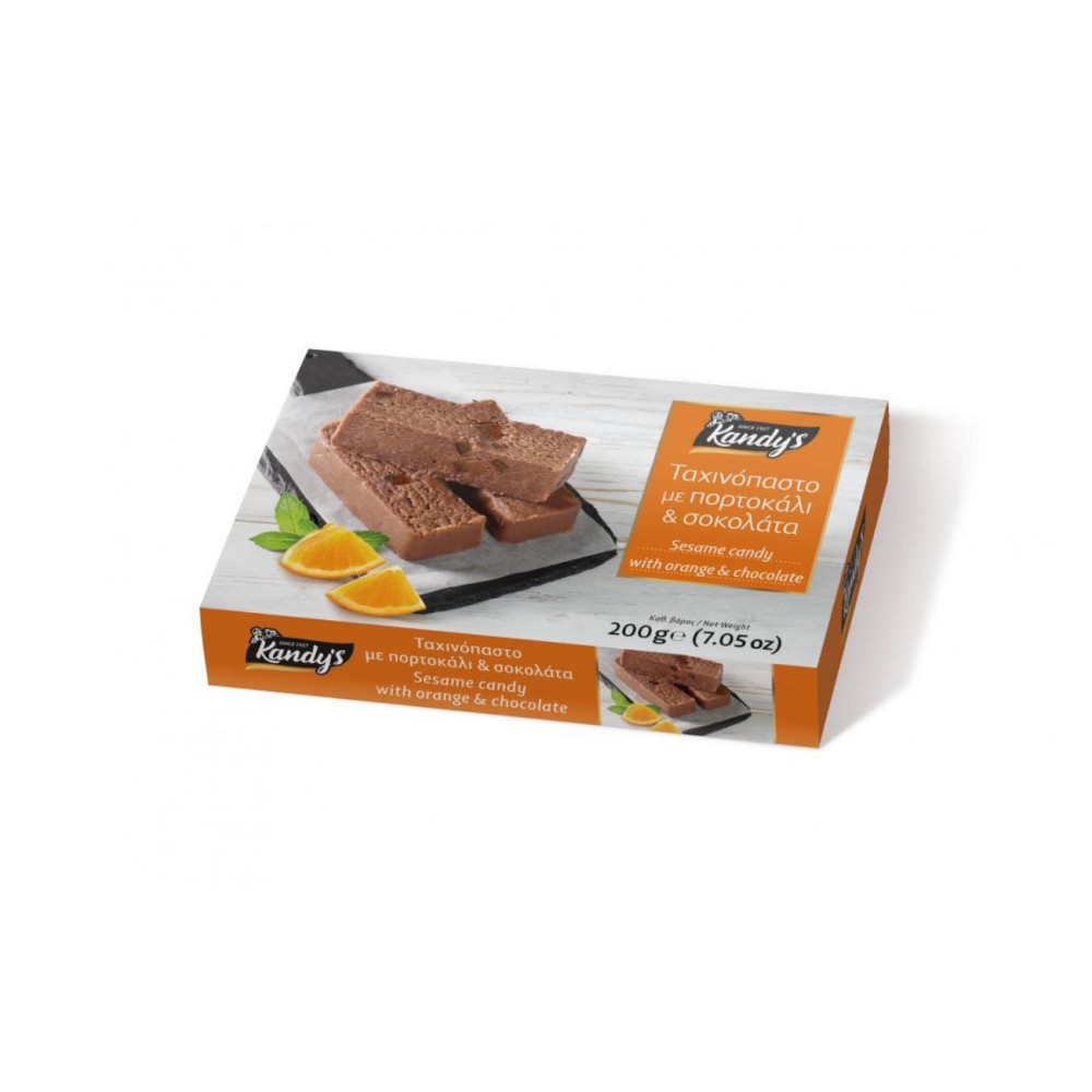 Ταχινόπαστο με πορτοκάλι και σοκολάτα 200g. - Κανδύλας
