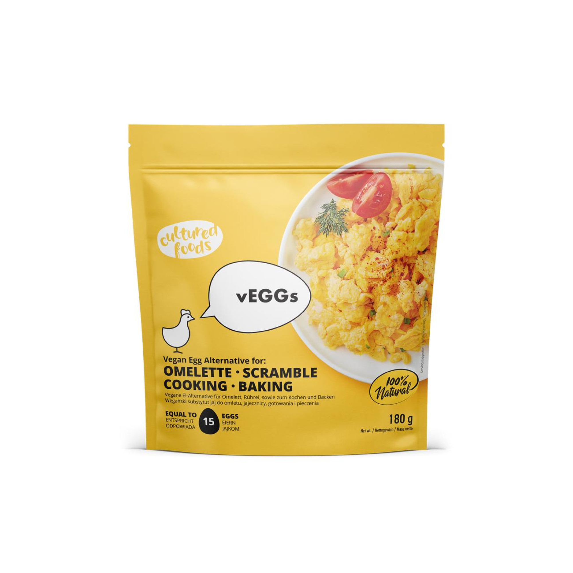 Υποκατάστατο Ομελέτας Vegan 180g Cultured Foods