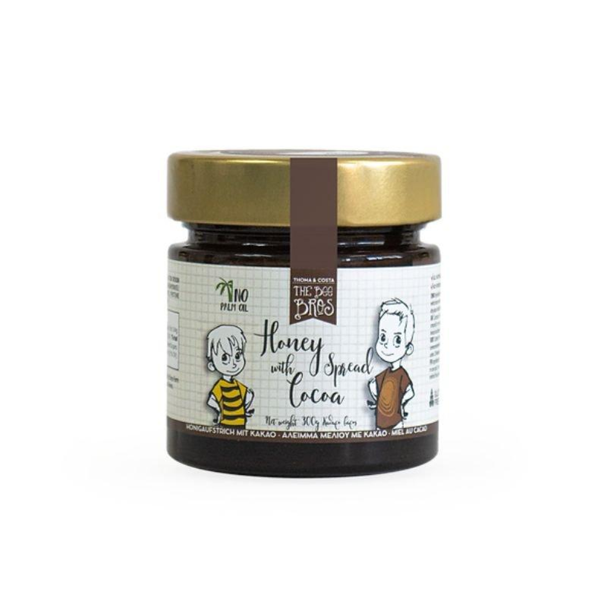 Honey Spread with Cocoa 300 gr. - The Bee Bros