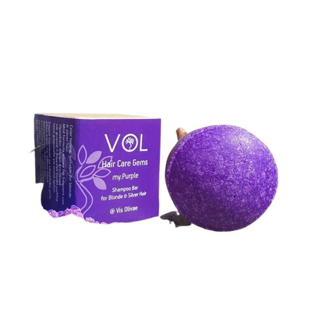 Στερεό σαμπουάν My Purple - Vis Olivae
