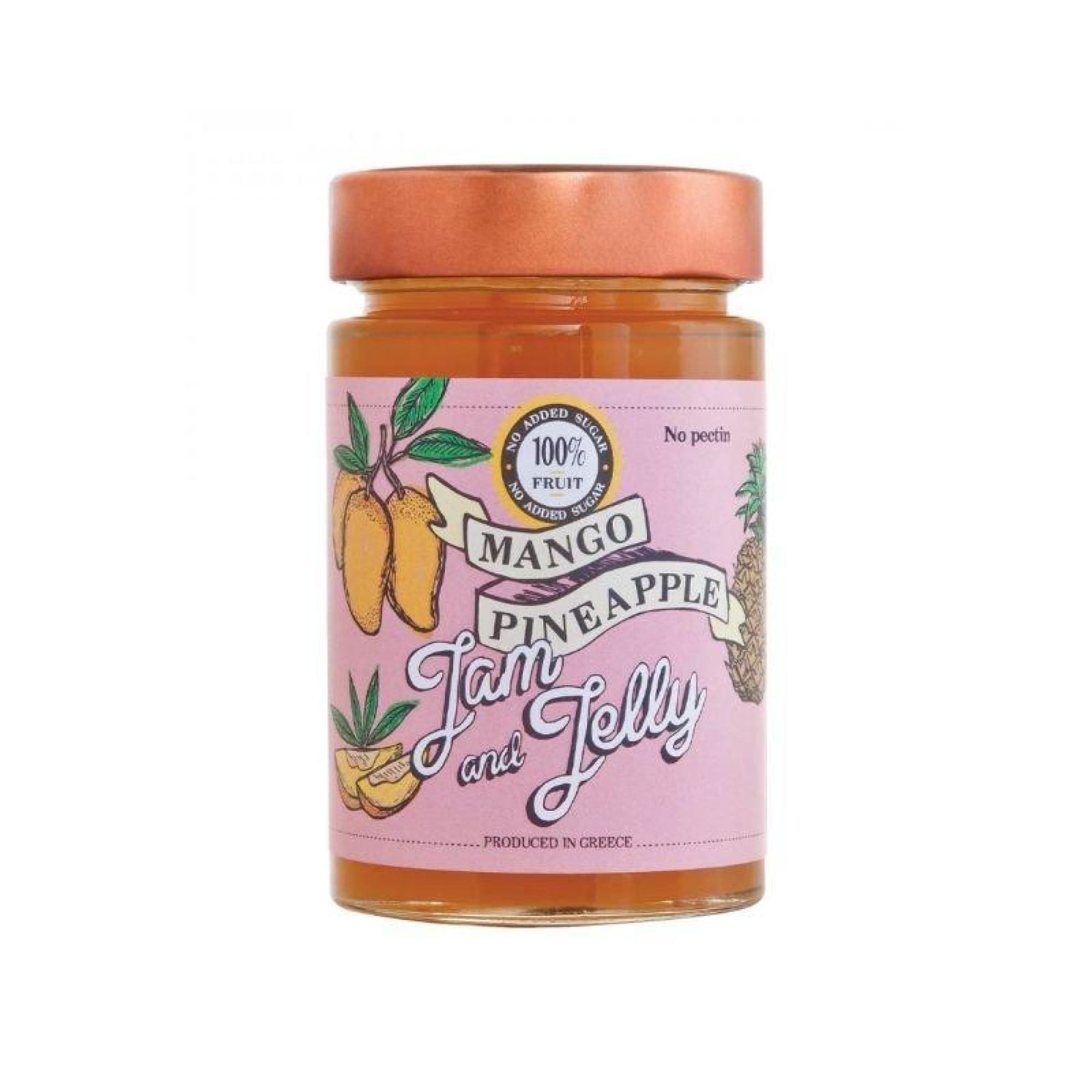 Jam and Jelly Άλειμμα Μάνγκο-Ανανάς (χωρίς ζάχαρη)