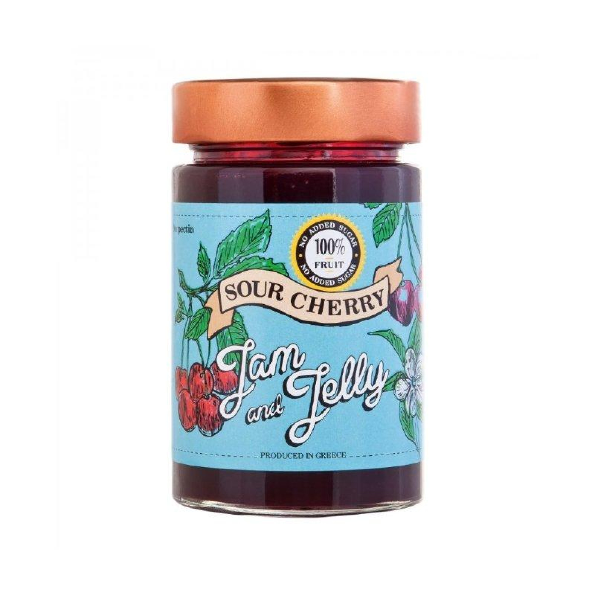 Jam and Jelly Άλειμμα Βύσσινο (χωρίς ζάχαρη)