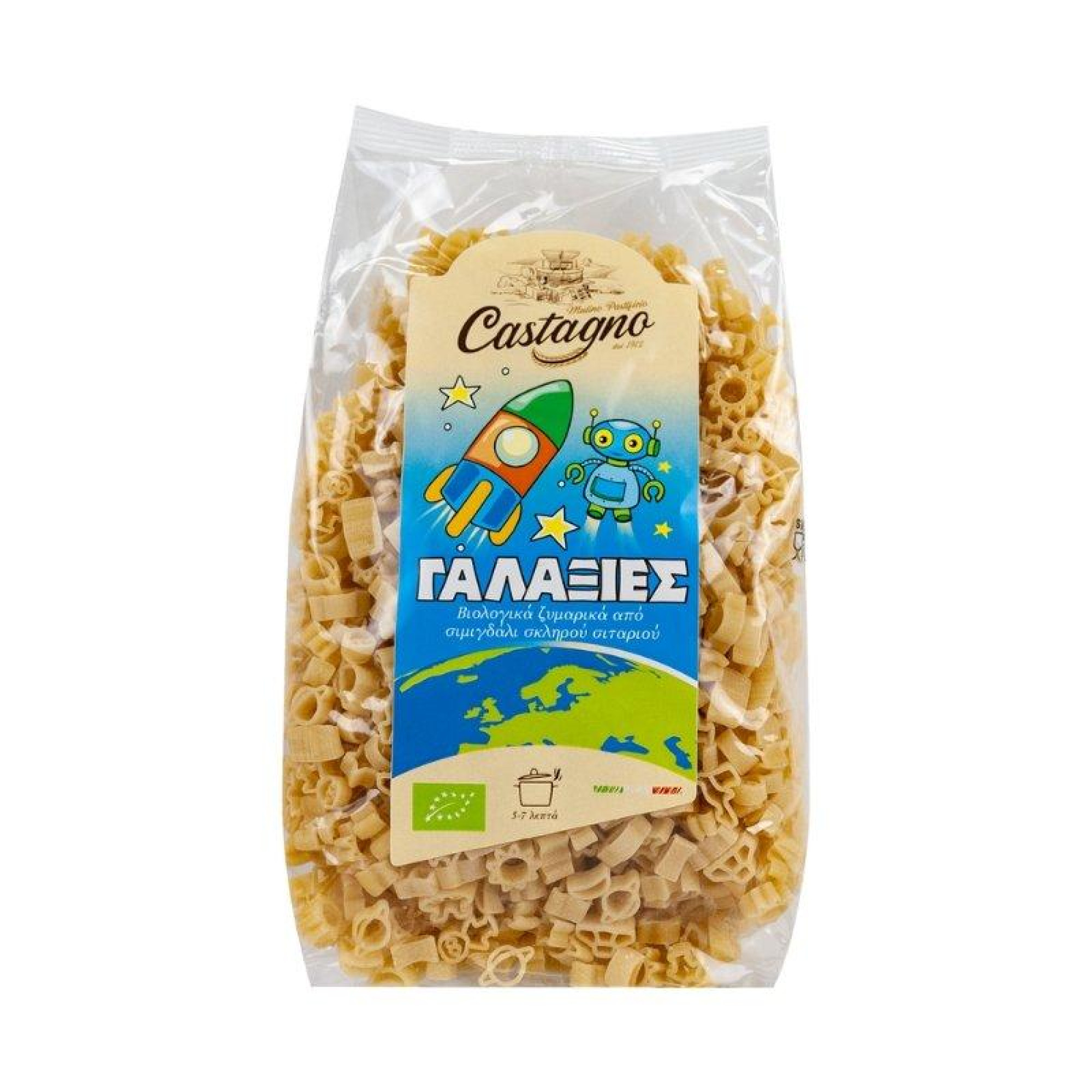 Παιδικά Ζυμαρικά Διάστημα 500g Castagno - Βιοαγρός Bio