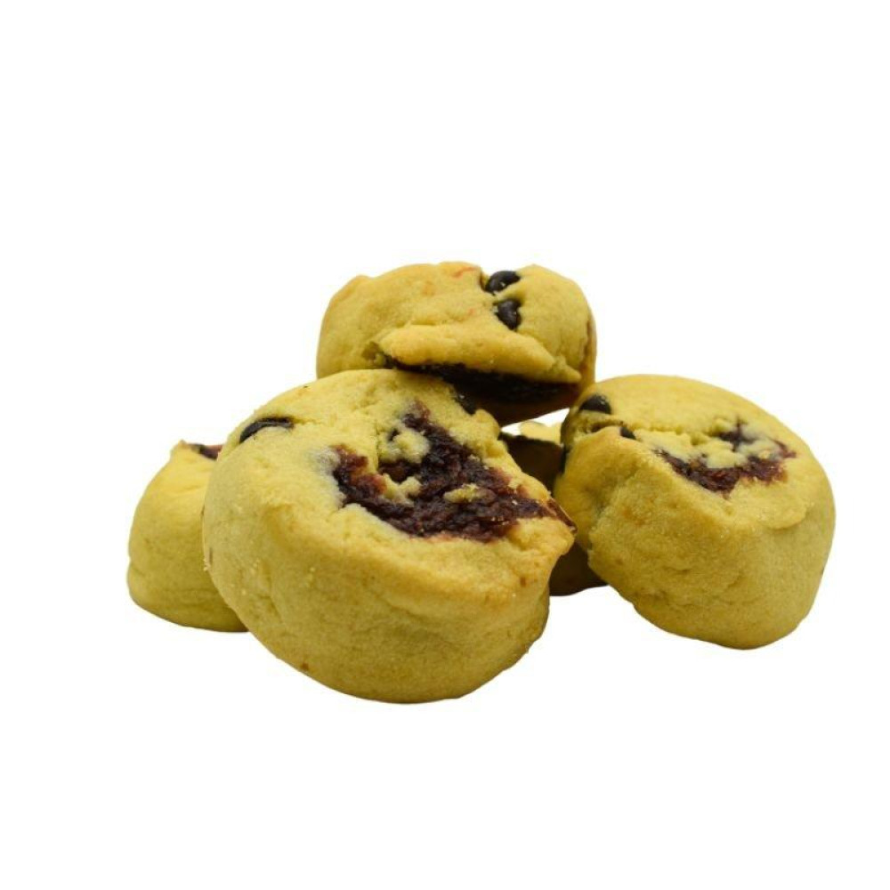 Μπισκότο Χωρίς Ζάχαρη - Βατόμουρο Cranberry με Κομμάτια Σοκολάτας